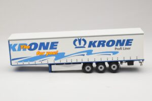Krone Profiliner Locīta Aizkaru Pusspiekabe Minichamps 1:43 439911120 Metāls — attēls 3 no 6