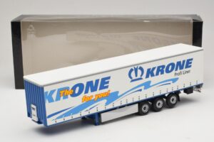 Krone Profiliner Locīta Aizkaru Pusspiekabe Minichamps 1:43 439911120 Metāls — attēls 6 no 6