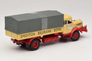 Krupp Titan Platformas Kravas Auto Baumann Bonn Minichamps 1:43 439069025 Metāls — attēls 2 no 6