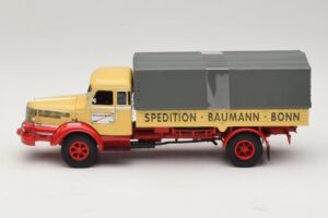 Krupp Titan Platformas Kravas Auto Baumann Bonn Minichamps 1:43 439069025 Metāls — attēls 3 no 6