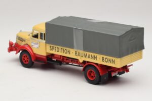 Krupp Titan Platformas Kravas Auto Baumann Bonn Minichamps 1:43 439069025 Metāls — attēls 5 no 6