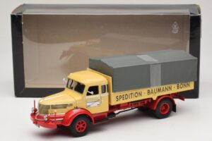 Krupp Titan Platformas Kravas Auto Baumann Bonn Minichamps 1:43 439069025 Metāls — attēls 6 no 6
