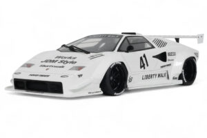 Lamborghini Countach LB-Works Balts GT Spirit 1:18 Z356-WH Sveķi
