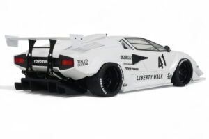 Lamborghini Countach LB-Works Balts GT Spirit 1:18 Z356-WH Sveķi — attēls 2 no 5