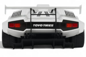 Lamborghini Countach LB-Works Balts GT Spirit 1:18 Z356-WH Sveķi — attēls 5 no 5