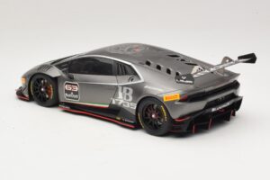 Lamborghini Huracan LP620-2 Super Trofeo #63 Tumši Pelēks 2016 AUTOart 1:18 81559 Kompozīts — attēls 7 no 8