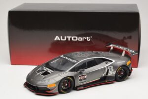 Lamborghini Huracan LP620-2 Super Trofeo #63 Tumši Pelēks 2016 AUTOart 1:18 81559 Kompozīts — attēls 8 no 8