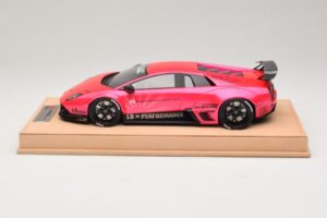 Lamborghini Murcielago Liberty Walk Spīdīgs Rozā AB Models 1:18 REMC044 Sveķi — attēls 3 no 7
