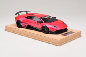 Lamborghini Murcielago Liberty Walk Spīdīgs Rozā AB Models 1:18 REMC044 Sveķi — attēls 4 no 7