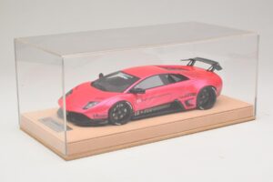 Lamborghini Murcielago Liberty Walk Spīdīgs Rozā AB Models 1:18 REMC044 Sveķi — attēls 6 no 7