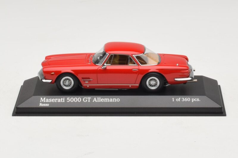 Maserati 5000 GT Allemano Sarkans Minichamps 1:43 Maserati 5000 GT Allemano Sarkans Minichamps 1:43 437123321 Metāls
