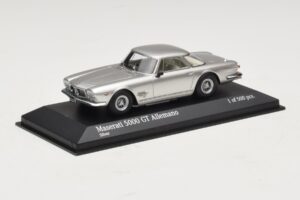 Maserati 5000 GT Allemano Sudrabs Minichamps 1:43 437123324 Metāls — attēls 2 no 4