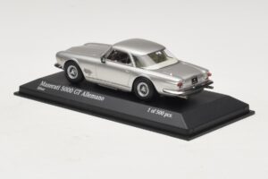 Maserati 5000 GT Allemano Sudrabs Minichamps 1:43 437123324 Metāls — attēls 3 no 4