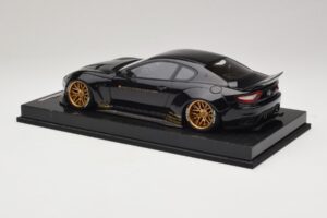 Maserati GranTurismo Liberty Walk Melns ar Zeltainiem Diskiem AB Models 1:18 MAS-LB08-C Sveķi — attēls 5 no 7
