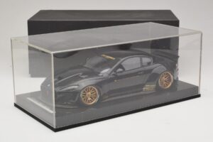 Maserati GranTurismo Liberty Walk Melns ar Zeltainiem Diskiem AB Models 1:18 MAS-LB08-C Sveķi — attēls 7 no 7