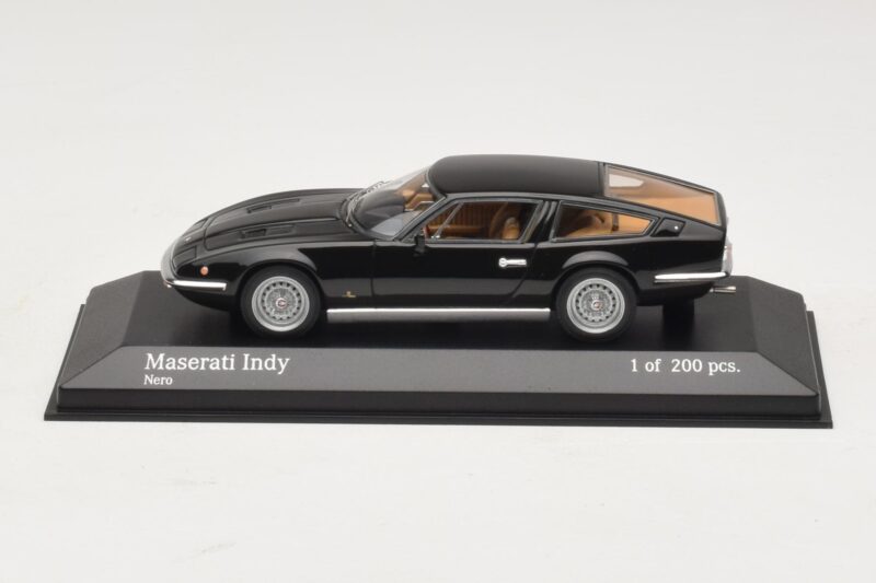 Maserati Indy Melns Minichamps 1:43 Maserati Indy Melns Minichamps 1:43 437123121 Metāls