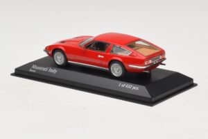 Maserati Indy Sarkans Minichamps 1:43 437123120 Metāls — attēls 3 no 4