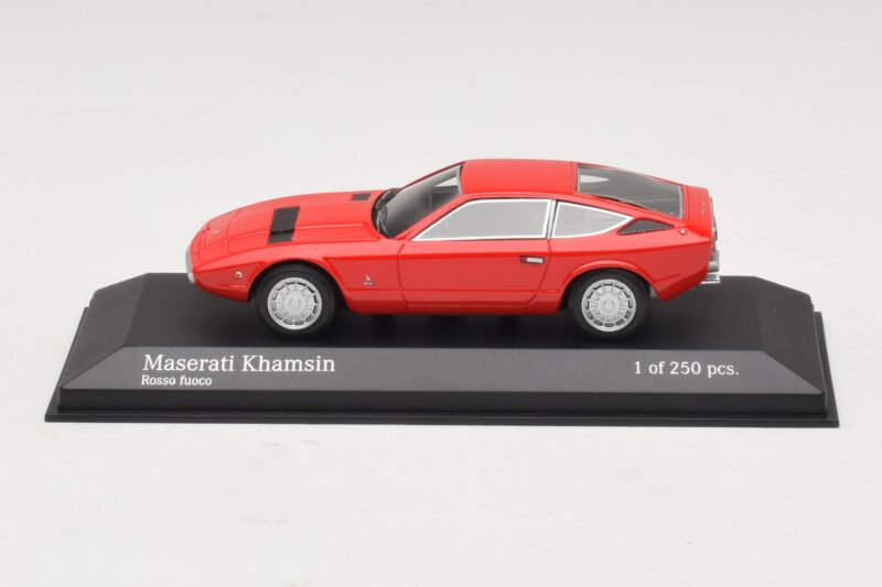 Maserati Khamsin Sarkans Minichamps 1:43 437123224 Metāls