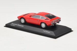 Maserati Khamsin Sarkans Minichamps 1:43 437123224 Metāls — attēls 3 no 4