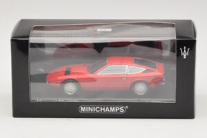 Maserati Khamsin Sarkans Minichamps 1:43 437123224 Metāls — attēls 4 no 4
