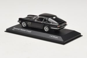 Maserati Mistral Melns Minichamps 1:43 437123421 Metāls — attēls 3 no 4