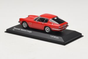 Maserati Mistral Sarkans Minichamps 1:43 437123424 Metāls — attēls 3 no 4
