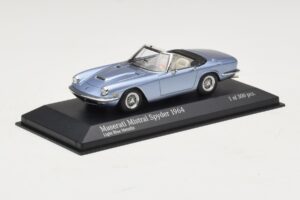 Maserati Mistral Spyder Light Blue Metallic Minichamps 1:43 437123432 Metāls — attēls 2 no 4