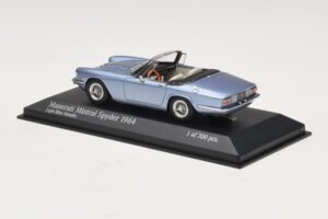 Maserati Mistral Spyder Light Blue Metallic Minichamps 1:43 437123432 Metāls — attēls 3 no 4