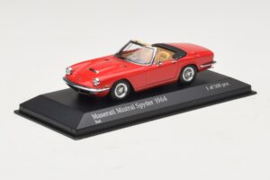 Maserati Mistral Spyder Sarkans Minichamps 1:43 437123430 Metāls — attēls 2 no 4