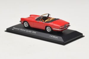 Maserati Mistral Spyder Sarkans Minichamps 1:43 437123430 Metāls — attēls 3 no 4