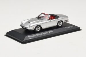 Maserati Mistral Spyder Sudrabs Minichamps 1:43 437123431 Metāls — attēls 2 no 4