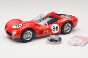 Maserati Tipo 61 #98 C. Shelby Times Mirror Grand Prix for Sportscars 1960 Minichamps 1:18 100601298 Metāls
