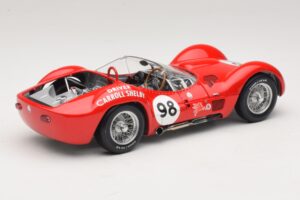 Maserati Tipo 61 #98 C. Shelby Times Mirror Grand Prix for Sportscars 1960 Minichamps 1:18 100601298 Metāls — attēls 3 no 8