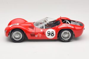Maserati Tipo 61 #98 C. Shelby Times Mirror Grand Prix for Sportscars 1960 Minichamps 1:18 100601298 Metāls — attēls 4 no 8