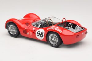 Maserati Tipo 61 #98 C. Shelby Times Mirror Grand Prix for Sportscars 1960 Minichamps 1:18 100601298 Metāls — attēls 7 no 8