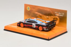 McLaren F1 GTR Gulf Team Davidoff #41 P-H. Raphanel / J-M. Gounon FIA GT Championship 1997 Minichamps 1:43 533174341 Metāls — attēls 3 no 4