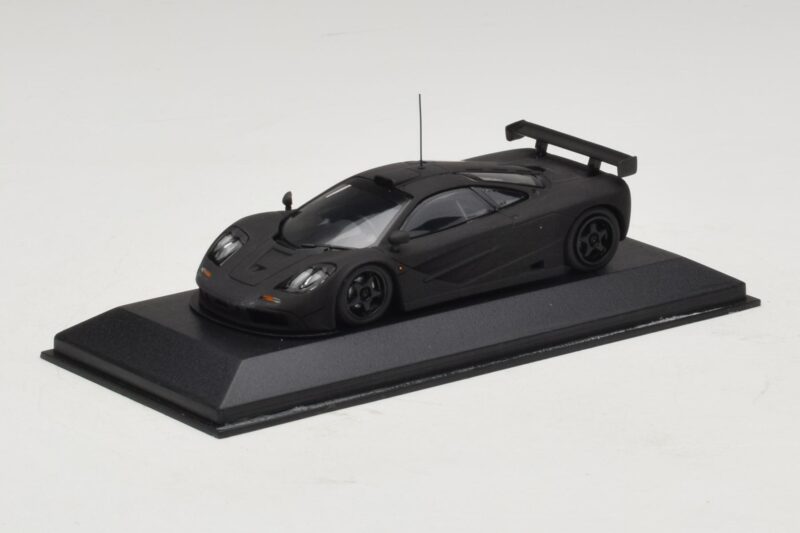 McLaren F1 GTR Prototype Melns Matēts Ar Melniem Diskiem Minichamps 1:43 McLaren F1 GTR Prototype Melns Matēts Ar Melniem Diskiem Minichamps 1:43 MCLAREN009 Metāls