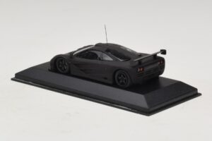 McLaren F1 GTR Prototype Melns Matēts Ar Melniem Diskiem Minichamps 1:43 MCLAREN009 Metāls — attēls 2 no 4