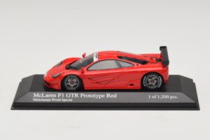 McLaren F1 GTR Prototype World Special Sarkans Minichamps 1:43 MCLAREN007 Metāls — attēls 3 no 4