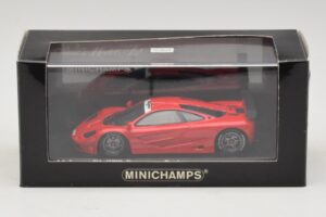 McLaren F1 GTR Prototype World Special Sarkans Minichamps 1:43 MCLAREN007 Metāls — attēls 4 no 4