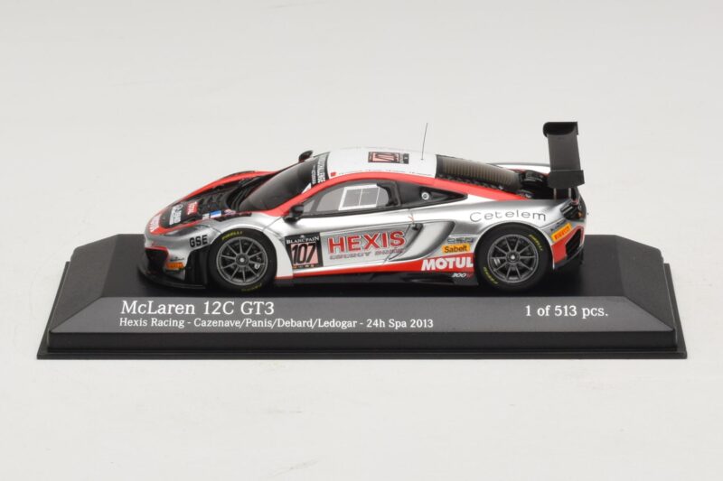 McLaren MP4-12C GT3 #107 Hexis Racing Cazenave / O. Panis 24 Hours of Spa 2013 Minichamps 1:43 McLaren MP4-12C GT3 #107 Hexis Racing Cazenave / O. Panis 24 Hours of Spa 2013 Minichamps 1:43 437131397 Metāls