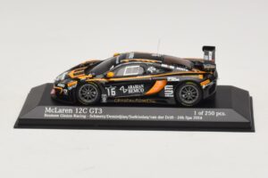 McLaren MP4-12C GT3 #16 Boutsen Racing Schmetz / Demirdjian 24 Hours of Spa 2014 Minichamps 1:43 437141316 Metāls