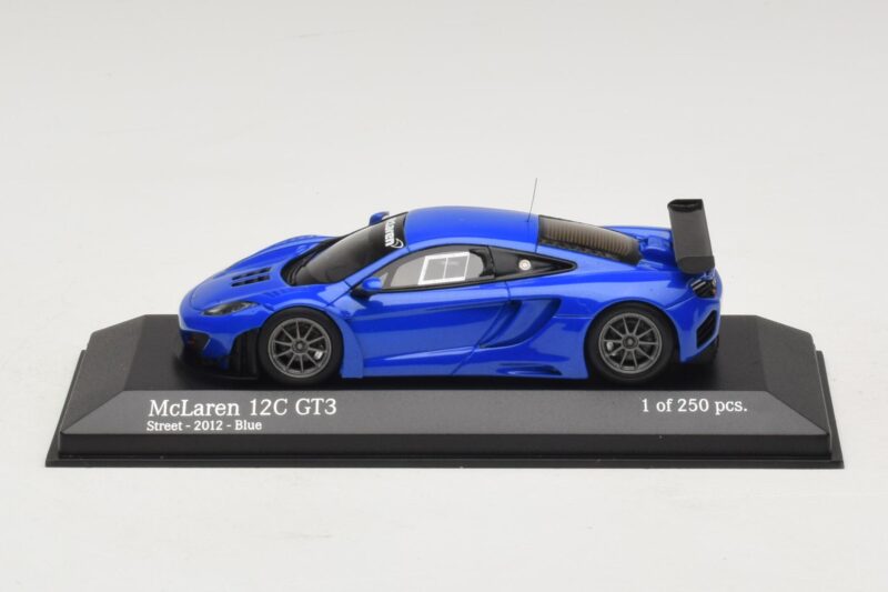 McLaren MP4-12C GT3 Street Zils Minichamps 1:43 437121397 Metāls