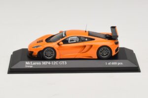 McLaren MP4-12C GT3 Street Oranžs Minichamps 1:43 437121399 Metāls