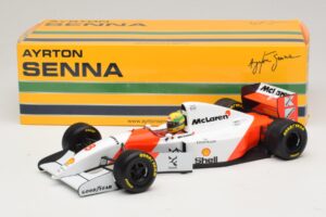 McLaren MP4/8 Ford #8 A. Senna Winner European GP 1993 Minichamps 1:18 540931818 Metāls — attēls 2 no 7
