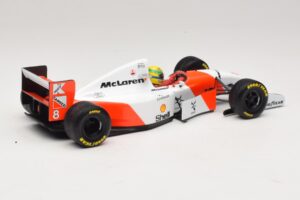 McLaren MP4/8 Ford #8 A. Senna Winner European GP 1993 Minichamps 1:18 540931818 Metāls — attēls 6 no 7