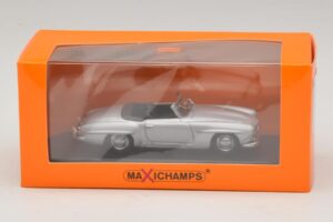 Mercedes 190 SL W121 Sudrabs Maxichamps 1:43 940033130 Metāls — attēls 4 no 4
