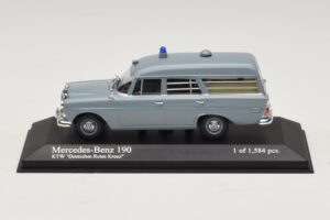 Mercedes 190 W110 Ātrā Palīdzība DRK Minichamps 1:43 400037270 Metāls