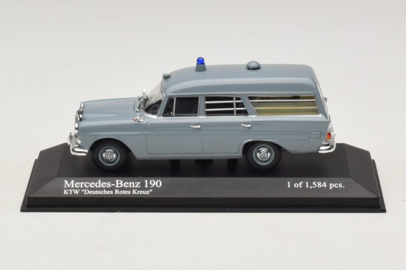 Mercedes 190 W110 Ātrā Palīdzība DRK Minichamps 1:43 400037270 Metāls