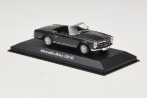 Mercedes 230 SL W113 Pelēks Maxichamps 1:43 94003231 Metāls — attēls 3 no 4